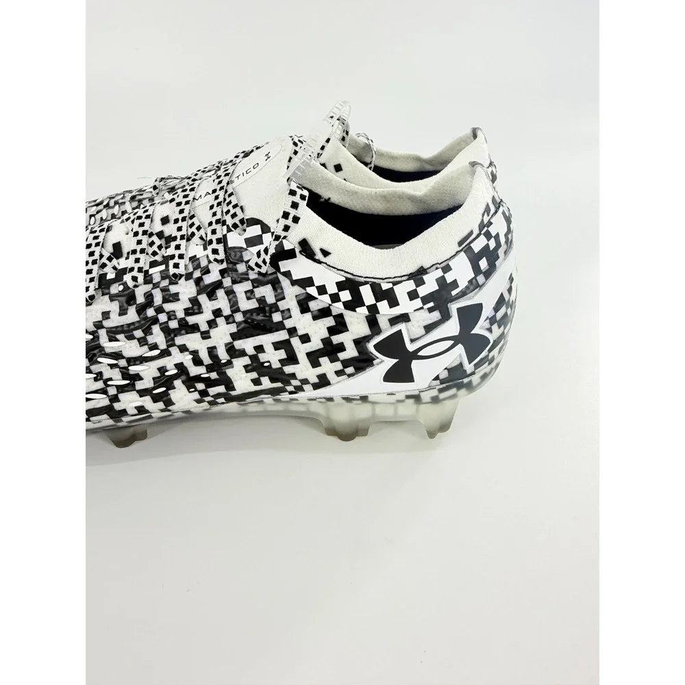 Under Armour UA Magnetico Elite 5‎ FG 6000544-002 Black/White/Black 2025 Sz 10.5